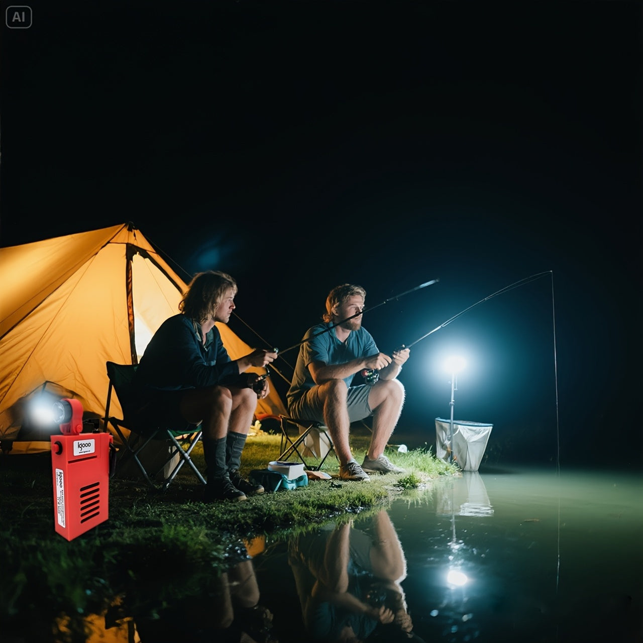 1pc Salt Water Emergency Lantern - Battery-Free, Water-Powered Flashlight with 220H Runtime, Reusable Survival Light for Camping, Tactical Use, Fishing