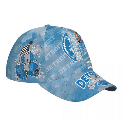 Detroit Football City Baseball Cap Adjustable In My Detroit Era Snapback Hat Cap Game Day for Women Men Fans Gift