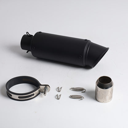 [Stainless Steel Pipe] 1pc of oblique stainless steel motorcycle exhaust pipe, high temperature resistant, suitable for most motorcycles (caliber 51mm)
