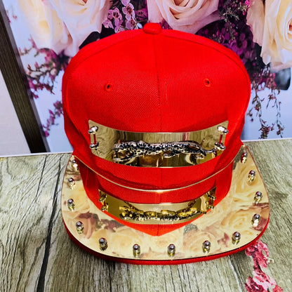 1pc Men'S Fashion Hip-Hop Street Dance Performance Baseball Cap - Casual Style, 100% Polyester, Lightweight, Animal Print, Non-Stretch Fabric - For Men - Suitable for Streetwear, Dance, Casual Occasions - Perfect Gift for Fas