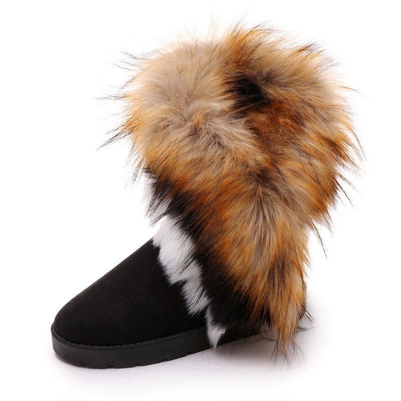 Women'S Plus Size & Wide Width Genuine Snow Boots - Ultra-Warm Thermal Insulated Winter Boots with Lining, Heavy Duty Cold Weather Traction, Cozy Round Toe & Arch Support, Durable Synthetic Upper & EVA Cushioned Insole for Ic