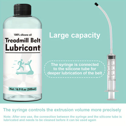 Treadmill Lubricant Oil 16.91oz, Resistant And Stable Treadmill Oil Belt Lubricant, Reduce Friction Silicone Oil for Treadmill Suitable for All Kinds Of Treadmills
