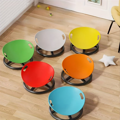 SPDJUMPER 2025 Rotating Yoga Balance Chair - 4-Color Durable Plastic Spin Seat with Eggshell Design, Stable Non-Slip Base & Smooth Surface
