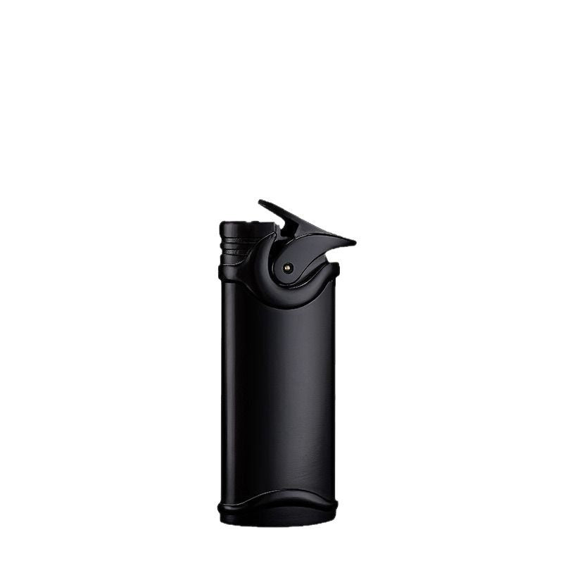 Retro Windproof Lighter - Heavy-Duty Metal Construction, Windproof & High Quality, Push Ignition with Flame Adjustment, Compact Portable Refillable Lighter for Camping, BBQ, Fireplace, Candle - Ideal Gift for Men, Boyfriend