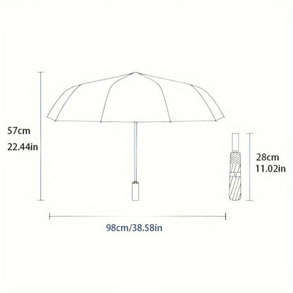 Automatic Folding Umbrella with Racing Car Design - 8-Rib Windproof Portable Travel Umbrella, Durable Plastic & Iron, Black with Colorful Car Graphics, Ideal for Holiday Gifts, Travel Umbrella, Stylish Accessory, Sturdy Const