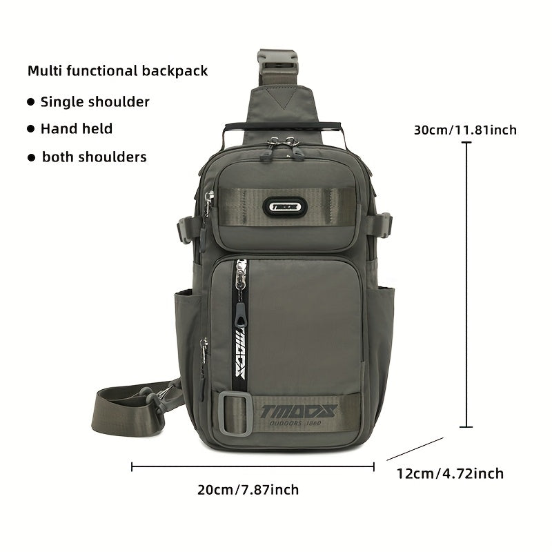 Unisex Fashion Anti-Theft Crossbody Bag - Lightweight Oxford Material, Secure Zip Closure, Adjustable Strap, Perfect for Travel & Everyday Use, Crossbody Ba