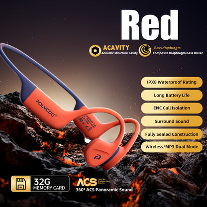 Newly Upgraded 2.0 X16 Wireless Bone Conduction Earphones Are Professional And Sweat Resistant, Providing Clear Communication with The Microphone. The Magnetic Charging Port Has a Long Lifespan And a Large Memory Wireless/Mp3