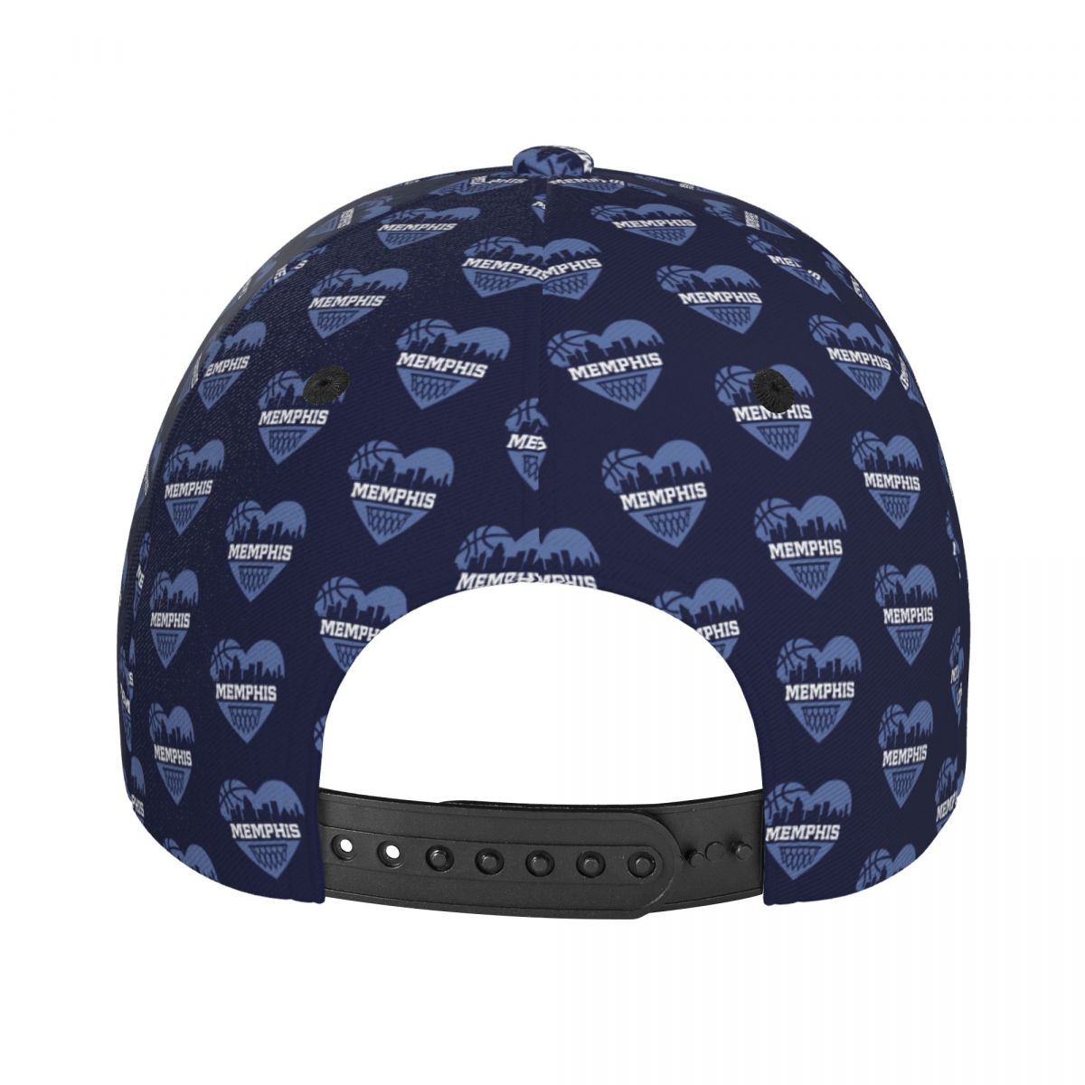 Memphis Baseketball Baseball Cap Adjustable City Print Snapback Hat Game Day