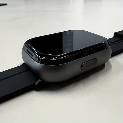 New 2-in-1 Multifunctional Smartwatch with Steel Strap, Black/Silver 2 Colors Available, Supports Call Reception, 2.01-Inch HD Screen, TWS Wireless Earbuds