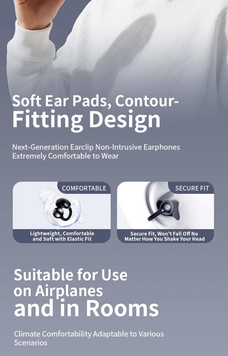 Acer 2025 new model back-to-school season TWS Wireless Headset Heavy Bass Stereo + Talking Noise Cancellation Ultra Long Lasting Sports Running hanging ear Low Latency Gaming Mode HIFI Audio Lightweight Touch Design Stylish D
