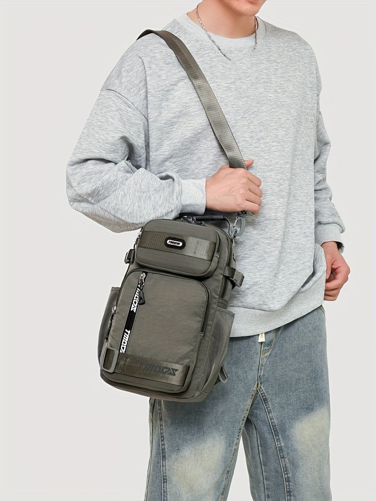 Unisex Fashion Anti-Theft Crossbody Bag - Lightweight Oxford Material, Secure Zip Closure, Adjustable Strap, Perfect for Travel & Everyday Use, Crossbody Ba
