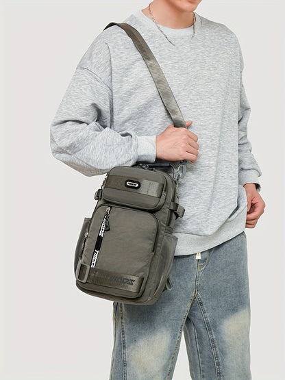 Unisex Fashion Anti-Theft Crossbody Bag - Lightweight Oxford Material, Secure Zip Closure, Adjustable Strap, Perfect for Travel & Everyday Use, Crossbody Ba