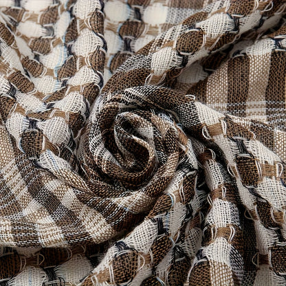 [Two piece set ]Arabic square scarf hanging on all sides with contrasting colors, Arab headscarf jacquard scarf, formal casual robe, clothing headscarf set, perfect gift for men during Ramadan, a choice for holiday gifts