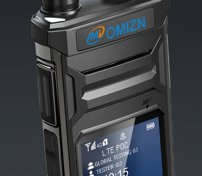 Omi T6 Global 5000 Km 4G/5G Walkie-Talkie with Large Color Screen, 8K HD Sound, 5-Day Life, -Free Calling, Global Coverage, Ideal for Outdoor dventures & Group Communication