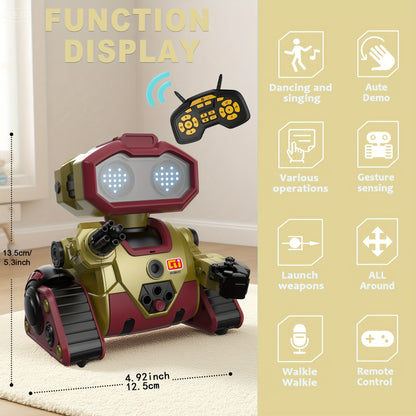 Intelligent Robot Toys, with Automatic Demonstration And Gesture Control, Flexible Head And Arm Movements, Dancing Actions, Suitable for Children Over 3 Years Old, Suitable for Both Boys And Girls., Robots for, Robot Dog for