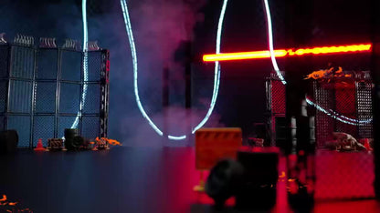AI Voice-Interactive Robot DogIt Is A Red Fire-fighting Style Robot Dog with An Attractive Appearance And High Quality. It Supports Dual Control Via Remote Control And Mobile APP, Comes with Intelligent Patrolling And Functio