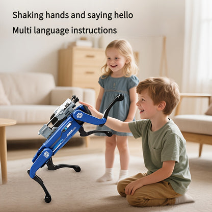 [Smart Robot Dog] New Multifunctional Robot Dog, Firefighter/SWAT Model with Water Spray & Soft Bullet Launcher, Multiple Language Instructions, Bionic Mechanical Arm, Singing and Dancing, Handshake Greeting, Remote Control T