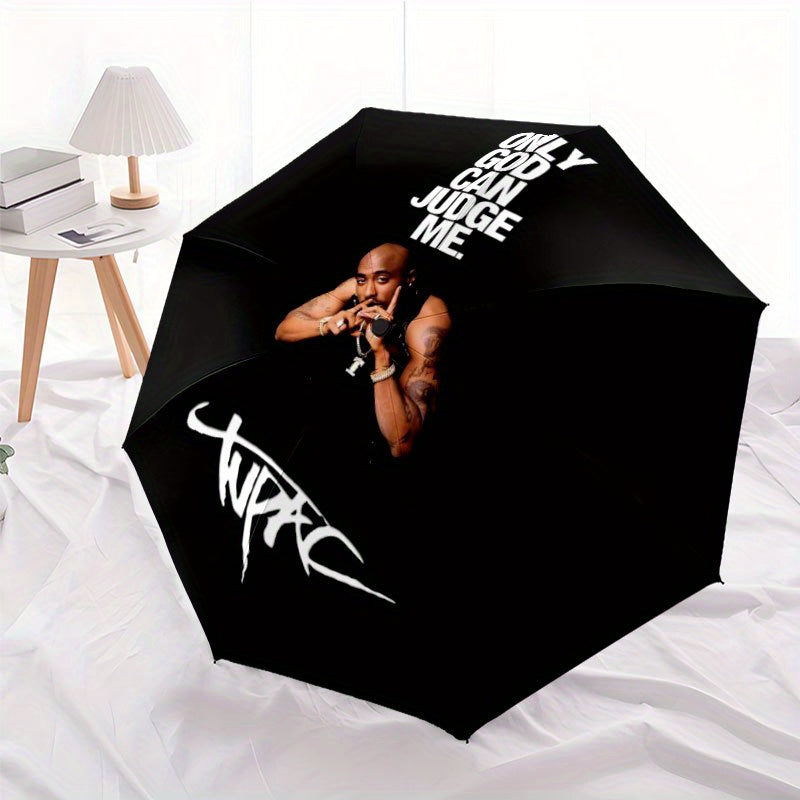 The Tupac Q Umbrella Is a Portable Automatic Umbrella Ideal for Commuting, Business, And Leisure Activities, Making It a Perfect Gift for Anyone in Any Season.