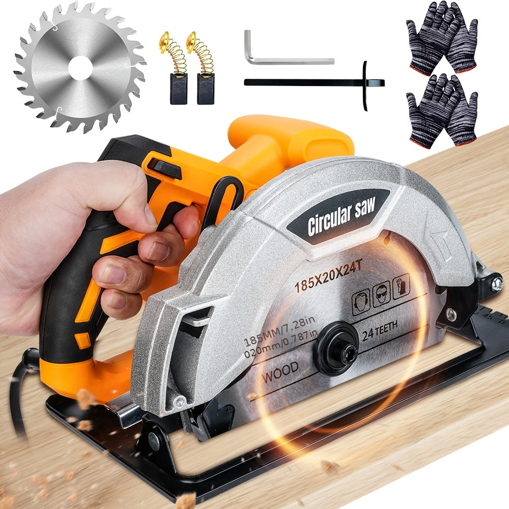 7-1/4'' There's A Rope Circular Saw Electric Saw Electric Circular Saw Professional Corded Circular Saw Wood Cutter DCS391B110 with Depth Adjustment Angle Adjustment 0-45° Bevel Circular Saw Sleeve Price High-power Circular
