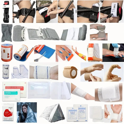 Versatile Portable Emergency Kits: All-in-One Survival, First Aid & Medical Packs Must-Have for Camping, Hiking & Travel, Travel Medical Kit, Camping First Aid, First Aid Pack, Medical Emergency Kit, Compact Design, Portable