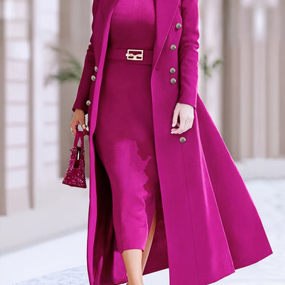 Spring and Autumn Versatile Elegant Fashion Commuter Street Women's Long Coat Jacket