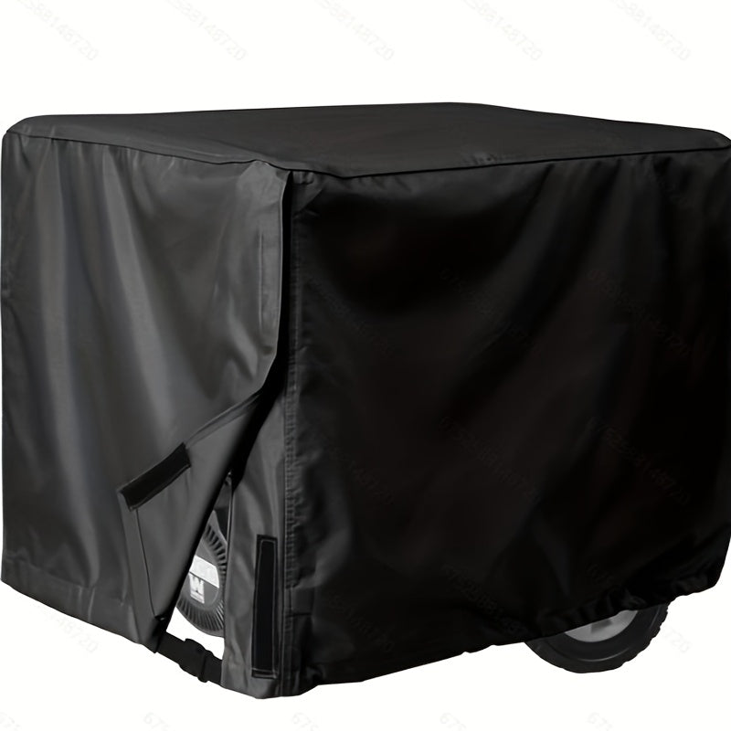 1pc Heavy-Duty Portable Generator Cover 5000-10000 Watt Outdoor Use, Fit for Most Generators with Buckle/Hook-and-Loop Closure, All-Weather UV-Resistant, Easy On/Off, Compatible with 5000W