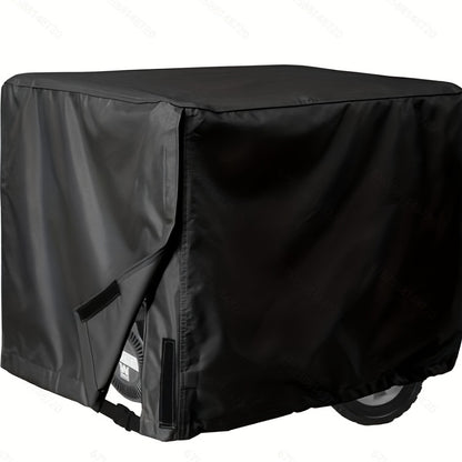 1pc Heavy-Duty Portable Generator Cover 5000-10000 Watt Outdoor Use, Fit for Most Generators with Buckle/Hook-and-Loop Closure, All-Weather UV-Resistant, Easy On/Off, Compatible with 5000W