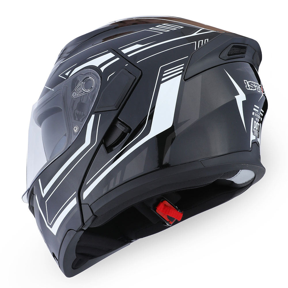 MOTORCYCLE MODULAR FULL FACE HELMET FLIP UP DUAL VISOR HELMET