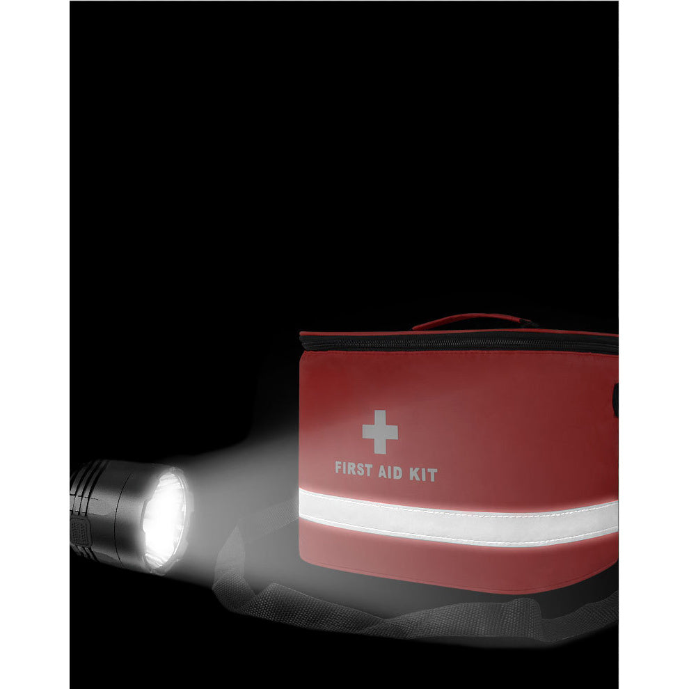 Large Family First Aid Kit - Can hold 300pcs of comprehensive emergency medical supplies, suitable for home, camping, outdoor, car, travel, work, and school survival. (Empty bag)