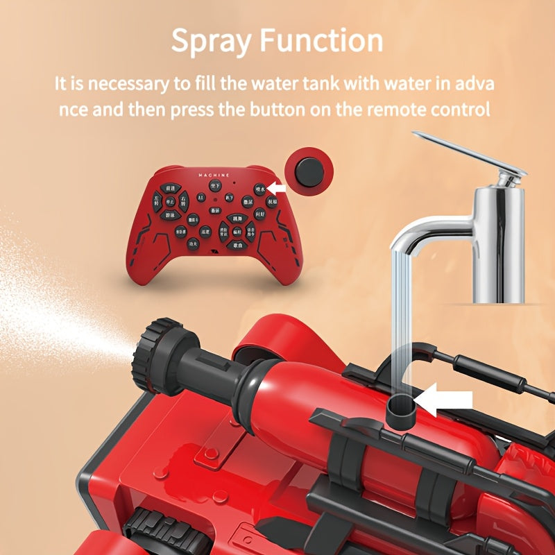 [Smart Robot Dog] New Multifunctional Robot Dog, Firefighter/SWAT Model with Water Spray & Soft Bullet Launcher, Multiple Language Instructions, Bionic Mechanical Arm, Singing and Dancing, Handshake Greeting, Remote Control T