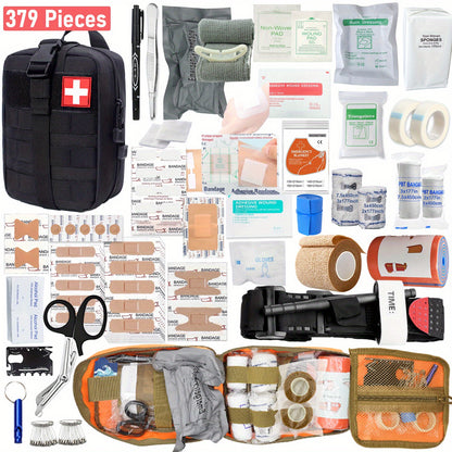 Versatile Portable Emergency Kits: All-in-One Survival, First Aid & Medical Packs Must-Have for Camping, Hiking & Travel, Travel Medical Kit, Camping First Aid, First Aid Pack, Medical Emergency Kit, Compact Design, Portable