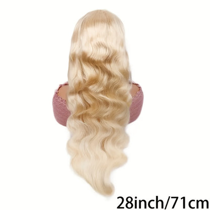 Blond 613 Human Hair Wig 210 Density 30 40Inch Body wave Human Hair Wig 613 Hd Lace Frontal Wig 13x6 Pre Plucked Brazilian Hair