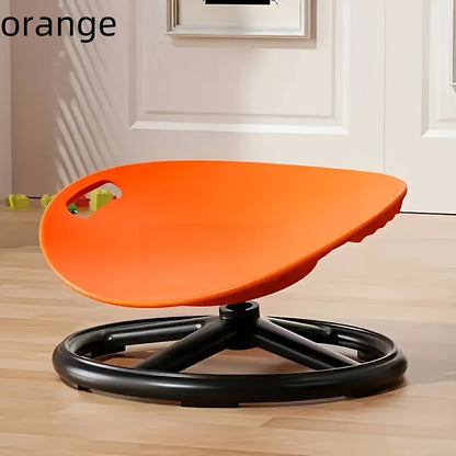Dual-Piece Core Training Set | 360° Rotating Sensory Chair + Pilates Wand Chair | Egg-Shaped Non-Slip Seat with Spring Resistance Adjustment | Enhances Balance Stability | Suitable for Autism, ADHD, Fitness Beginners | Metal