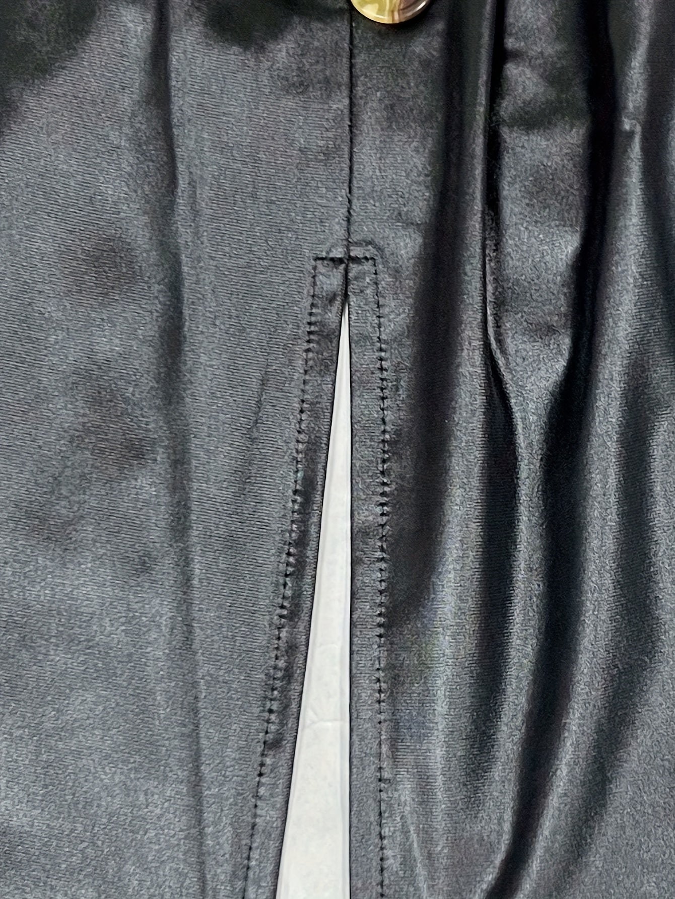 [Sexy Slit Dress] Women'S Solid Color Bodycon Hot Dress with a Stylish Belt, Fitted Long Sleeves, And a Sexy Side Slit, Mid-Length.