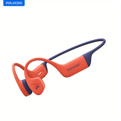 POLVCDG Audio new upgrade sound sense 2.0 X16 wireless bone conduction headset, professional sweat and, clear talk with microphone, magnetic charging port long life, large memory wireless/MP3 dual-mode one-click switch, suita