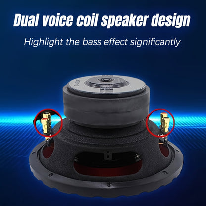 Ultra-Heavy Bass Speaker for Cars - High-Power Car Subwoofer - 8-inch/10-inch/12-inch - Perfect for Car Audio Upgrade - Dual Voice Coil, Single Voice Coil Options, Single Magnet or Dual Voice Coil