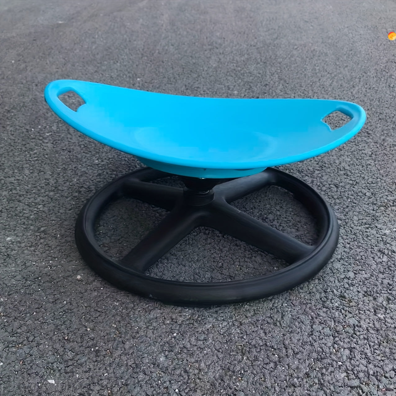 Dual-Piece Core Training Set | 360° Rotating Sensory Chair + Pilates Wand Chair | Egg-Shaped Non-Slip Seat with Spring Resistance Adjustment | Enhances Balance Stability | Suitable for Autism, ADHD, Fitness Beginners | Metal