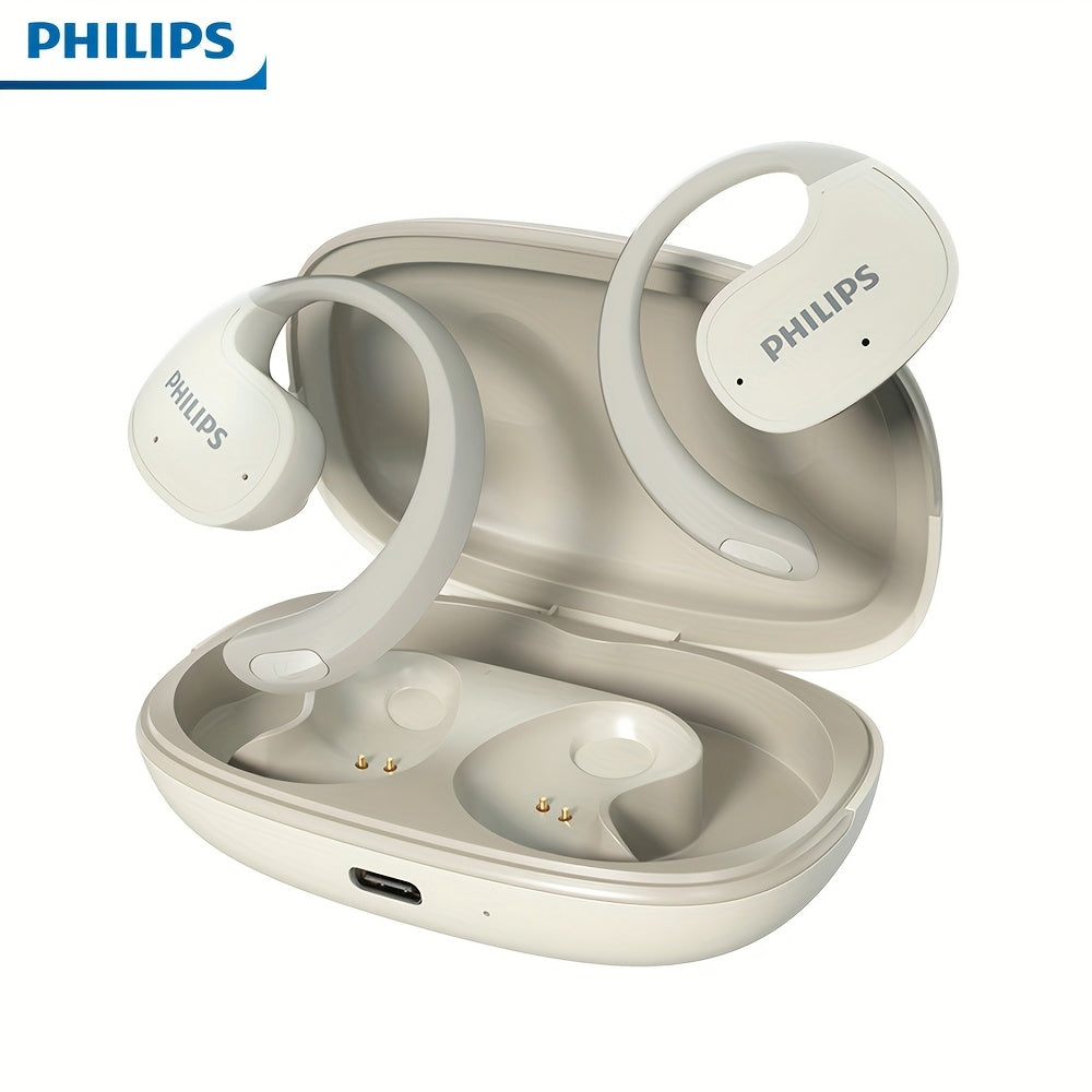 PHILIPS True Wireless Earbuds - Stereo Surround Sound, ENC Noise Cancellation, Touch Controls & Built-in Mic | 24H Polymer Battery, USB-C Fast Charging Case | Lightweight Comfort For Commuting, Workouts & Daily Use TAT2708