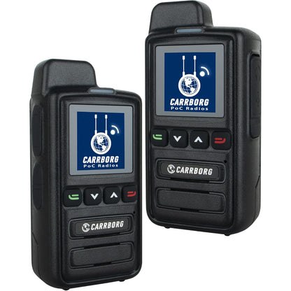 2 Pack X13 Global 4G/5G Walkie Talkies with Lifetime Free Data & SIM Cards - Nationwide Unlimited Range Two-Way Radios, 4000mAh Type-C Battery, -Like Tracking, Heavy-Duty for Hunting, Fishing,, Events (Black)
