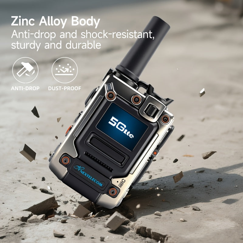 5G/4G 5000 Miles Nationwide Walkie Talkie Long Range K300s POC Two Way Radio SIM Card No Monthly Fee Long Standby Battery Rechargeable Handheld for Outdoor Activities Hiking Camping Hunting Truckers Consruction Business Use,