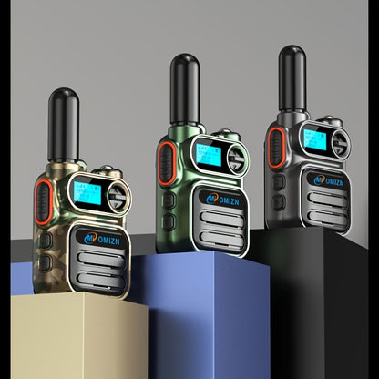 Omie M5 Global 5G Walkie-talkie, Unlimited Distance Range, Shock-proof, Fall-proof, Dust-proof, Two-way Walkie-talkie, Dual Card Slot, Flashlight, Type C Charging 110-200 Hours Standby