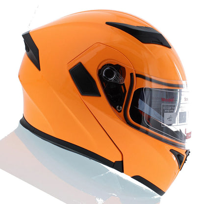 MOTORCYCLE MODULAR FULL FACE HELMET FLIP UP DUAL VISOR HELMET