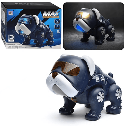 Kids' Electric Mechanical Dog Toy with Light Music & Auto Obstacle Avoidance - 2-in-1 Robot Dog & Animal Toy, Batterypowered (36V) for Toddlers, Christmas Halloween Birthday Gift for Boys Girls, Interactive Toy, Playful Desig