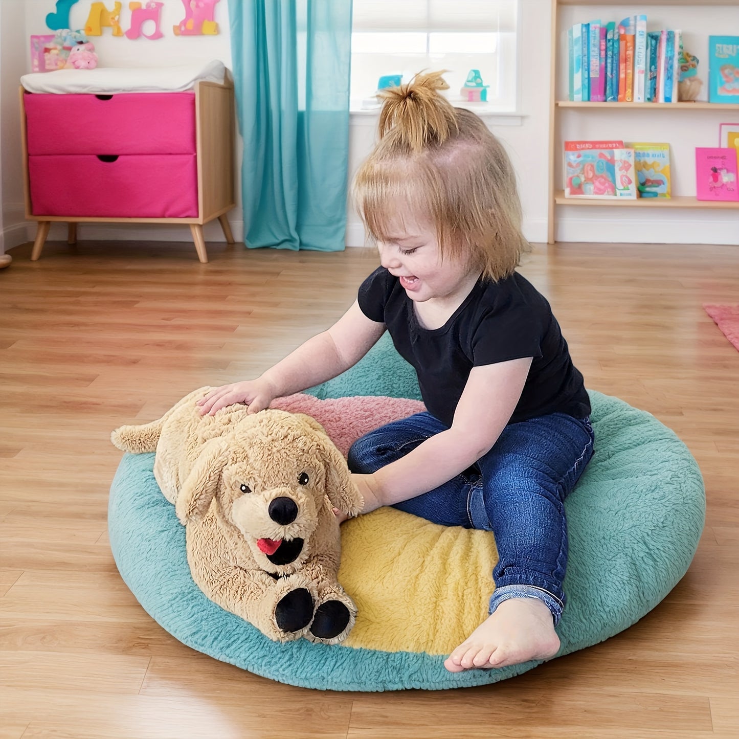 21 Inch Cute Plush Puppy Golden Retriever Dog Stuffed Animals Plush Puppy Toy Baby Toys Doll, Gift For Birthday, Christmas, For Kids, Children, Pets, Girls, Boys, Throw Pillows For Couch, Home Decoration, Perfect Gift For Pet