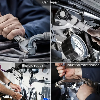 7mm-12mm, 6pcs dual-use wrenches, ratchet wrenches, hand tool wrench sets, universal car wrenches, car repair tools