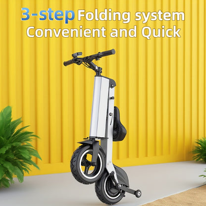 2Wheels 10'' Tires Electric Scooter 36V 7.5AH Battery 250W Motor 15Mph 15Miles, Electric Scooter for Women, Scooter Electric Fast, Scooter, Electric Scooter with Seat, Lastmile Transport, Urban Commuting, Modern Mobility, Por