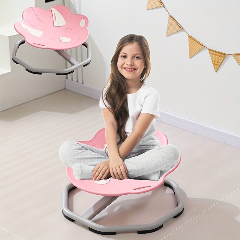 Kids Sensory Spinning Chair for Autism Ages 3+, Sit And Spin Swivel Chair for Kids with ADHD, Sensory Chairs for Autistic Children, Sensory Toys for Motion Sickness, Balance Training, Sensory Stimulation, Smooth Spinning Mech
