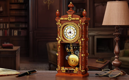 700+pcs Creative Clock Model • Building Blocks Set • Retro Swaying Clock • Alarm Function • Desktop Decor • Gift for Ages 6+