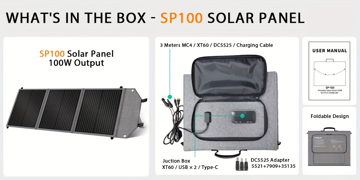 Portable Solar Battery Kit 2048Wh/2400W LiFePO4 Battery & 400W/200W/100W Solar Panels Bundle - Pure Sine Wave Inverter, /-C/-A Power, Heavy-Duty Off-Grid System for Home, RV, Camping, Emergency Backup (Low-Maintenance Lithium