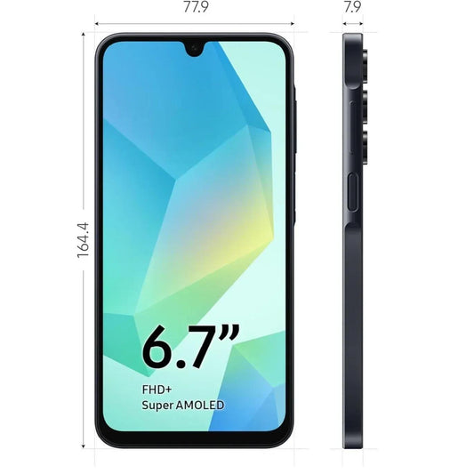 Brand New Samsung Galaxy A16 5G Smartphone – 128GB Storage – Factory Unlocked for All Carriers – Sleek Black Color – 6.7” Infinity Display – Dual Camera System – Android OS – Fast Performance – Box & Accesso
